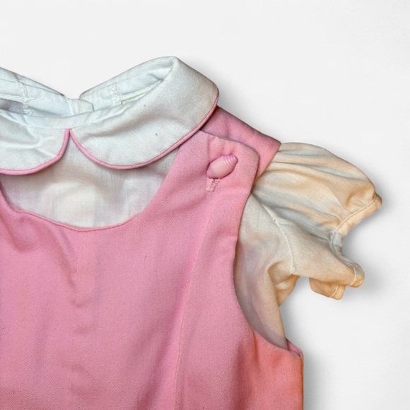 Vintage Paddington Bear by Thomas Girls 2 Piece Set Pink Size 12 Months Jumpsuit - Picture 3 of 6